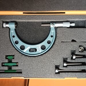 Mitutoyo 104-149 0 - 4 inch Interchangeable Anvil Outside Micrometer